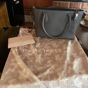 Dagne Dover Signature Tote in Onyx